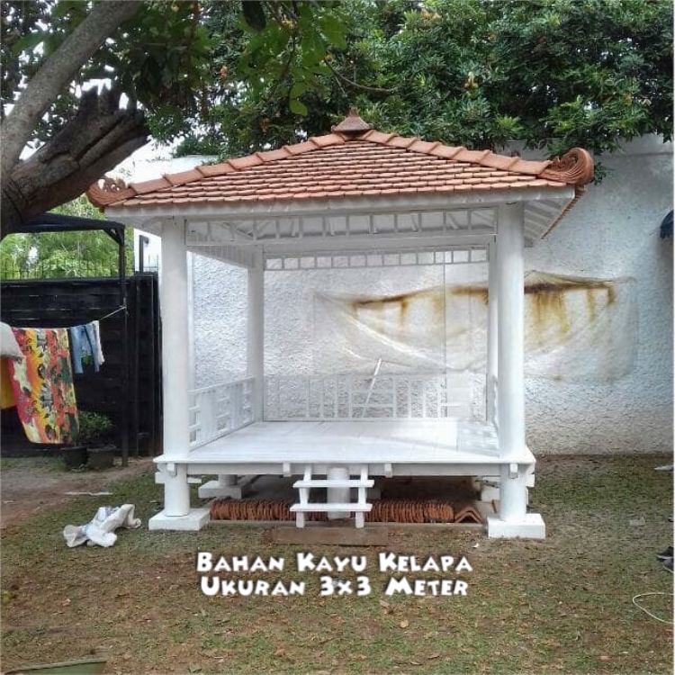 Gazebo Kayu Kelapa Banjar ☎ 0852-2748-6411