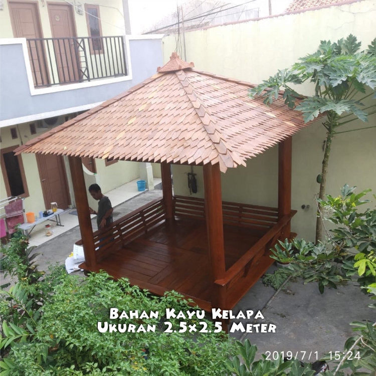 Jual Gazebo Minimalis Depan Rumah Bandung ☎ 0852-2748-6411